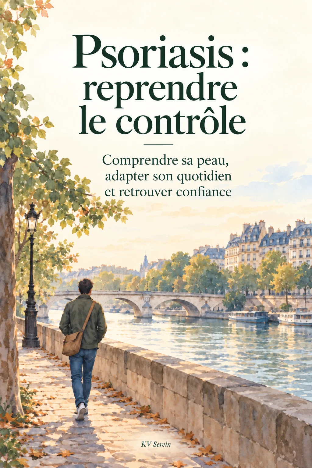 Couverture de Psoriasis : reprendre le contrôle, par KV Serein